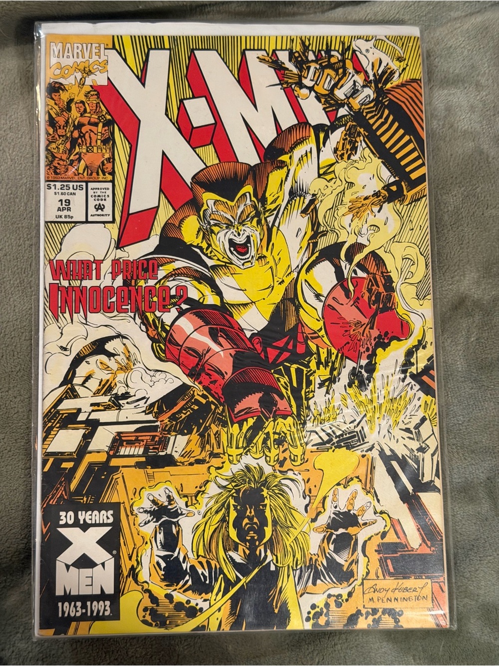1993 MINT 30th Anniversary X-Men Marvel Comic Book #19
